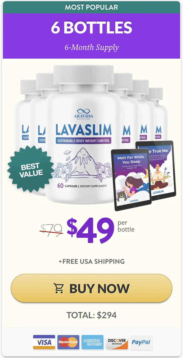 LavaSlim 6 Bottles